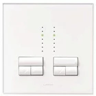 Saklar Rania Dual Dimmers 2 x 250 W VA backboxes with minimum depth of 35mm recommended 86 x 86 x 30.5 in AW 1