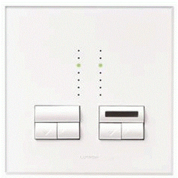 Rania IR Dimmers Dual switch Version 2 x 250 W VA backboxes with a minimum depth of 35 mm 86 x 86 recommended x 30.5 in AW