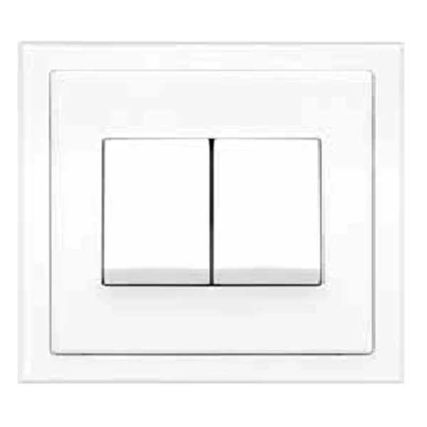 Switch Dual Switch Rania Accessories 2 Way 2 X 10A Black Frame In W. Bc. Bn. Sb Or Sc Sn.