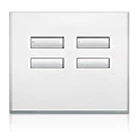 Saklar International Seetouch QS Wallstations 4-button. in AU. QB or QZ 1