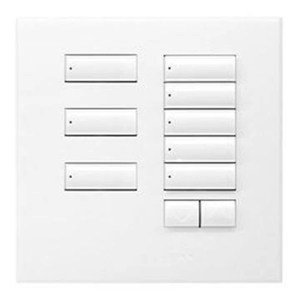 Switch International Seetouch Qs Wallstations 8-Button With Raise-Lower. In Bb. Bc. Bn. Sb Or Sc Sn.