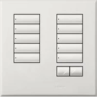 Saklar International Seetouch Qs Wallstations 10-Button With Raise-Lower. In Ar. Aw. Or Mc